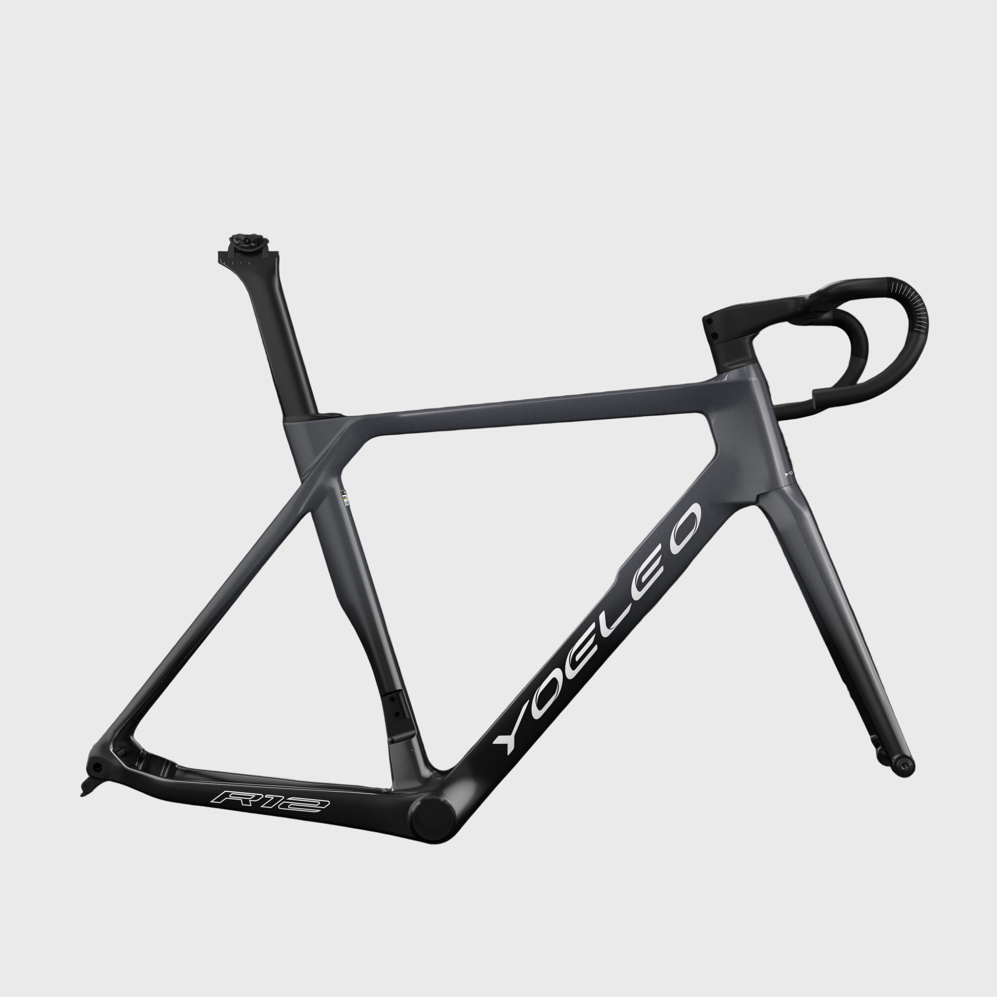 R12 DB Carbon Road Bike Disc Brake Frameset – YoeleoUSA R12 DB Carbon Road Bike Disc Brake Frameset – YoeleoUSA